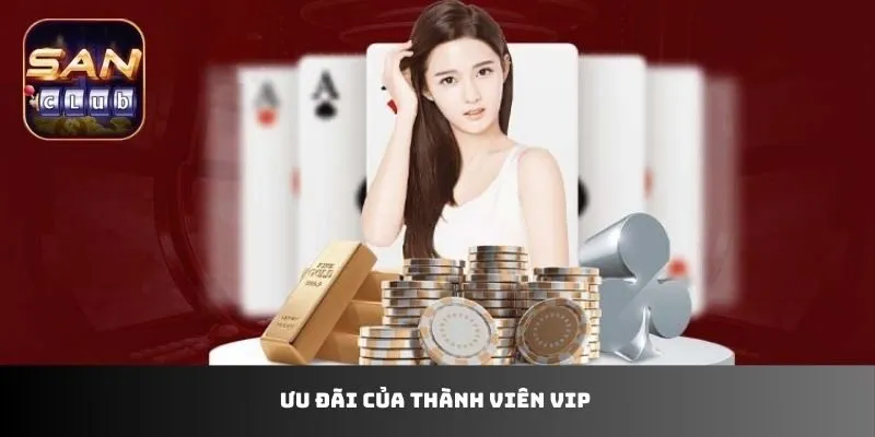 Ưu đãi của thành viên VIP
